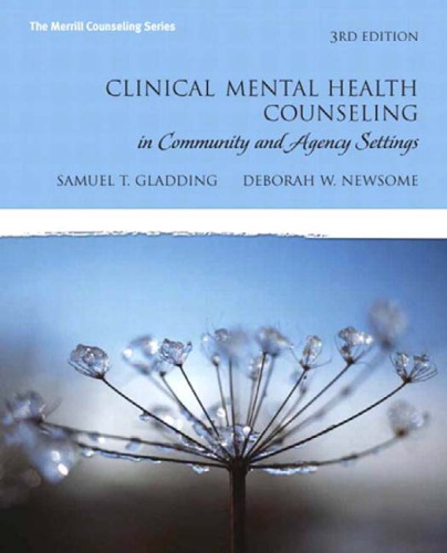 Clinical mental health counseling in community and agency settings