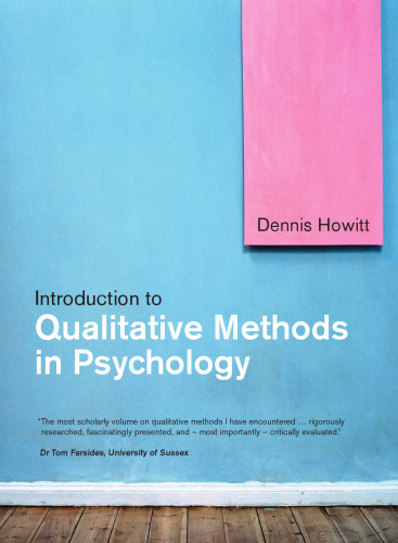Introduction to qualitative methods in psychology
