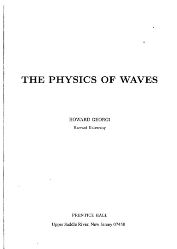 Physics of Waves, The