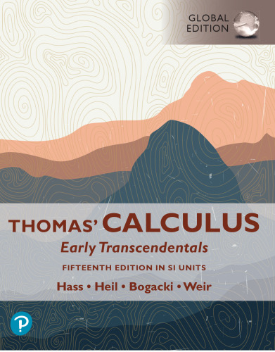 Thomas’ Calculus. Early Transcendentals