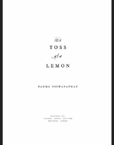The Toss of a Lemon
