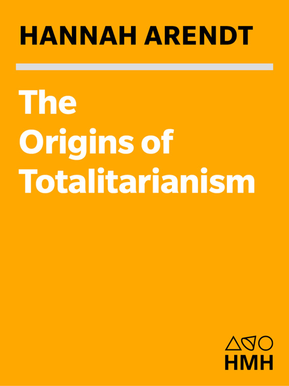 The origins of totalitarianism. 1