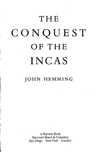 The conquest of the Incas