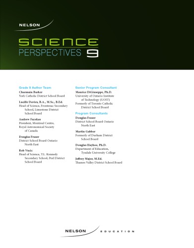 Science Perspectives 9