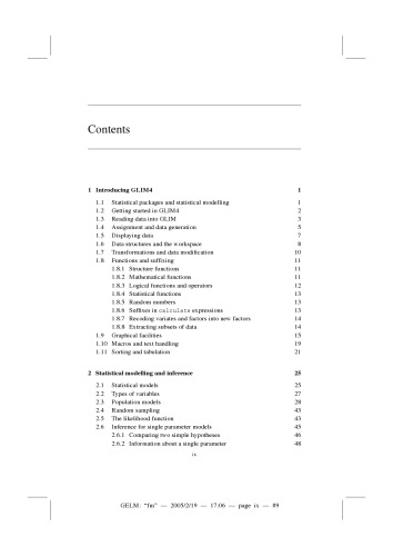 Statistical Modelling in GLIM4