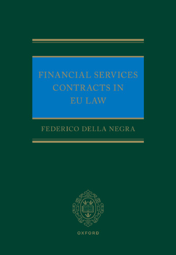 Financial Services Contracts in EU Law