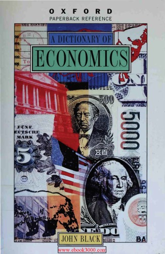 A dictionary of economics