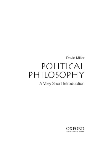 Political Philosophy - A Very Short Introduction