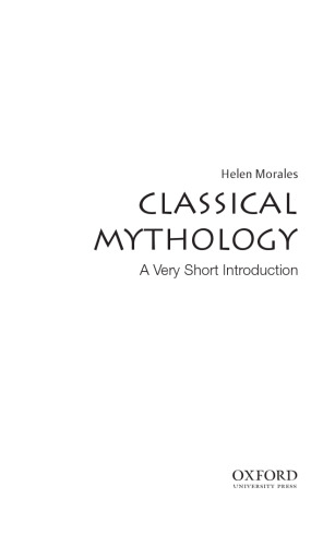 Classical Mythology: A Very Short Introduction