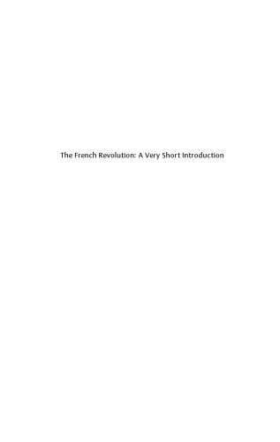 French Revolution - A Very Short Introduction