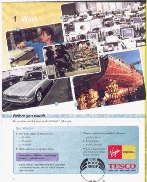 Window on Britain 2, activity book