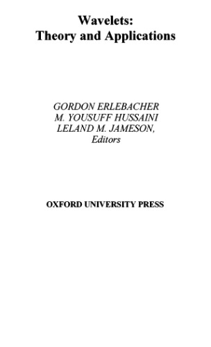Wavelets: Theory and applications