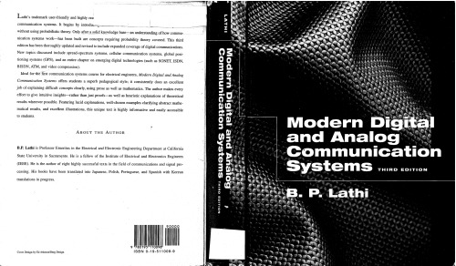 Modern Digital And Analog Communications Systems