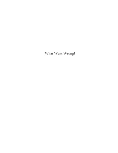 What went wrong?: western impact and Middle Eastern response