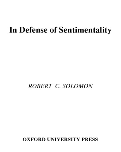 In Defense of Sentimentality (Passionate Life)