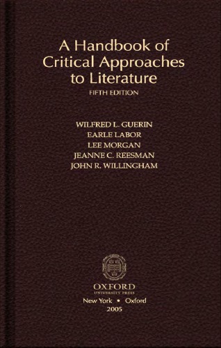 A Handbook of Critical Approaches to Literature