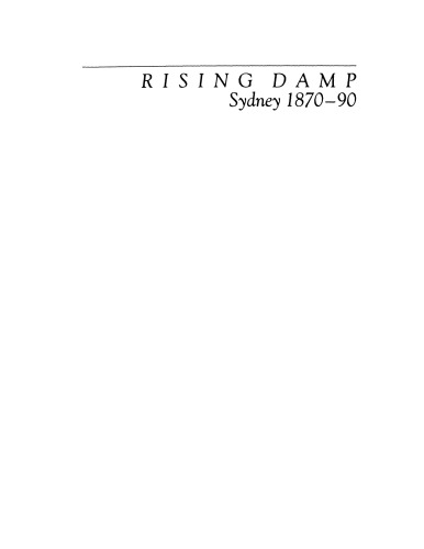 Rising damp: Sydney, 1870-90