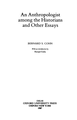 An anthropologist among the historians and other essays