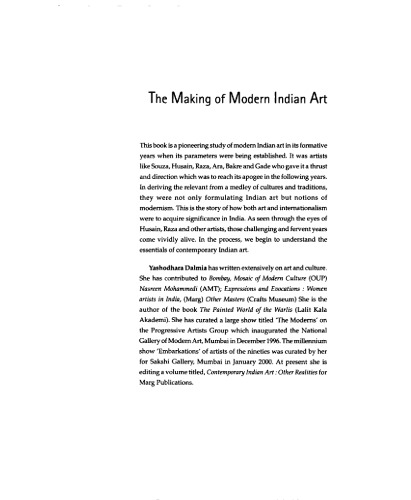 The making of modern Indian art : the progressives