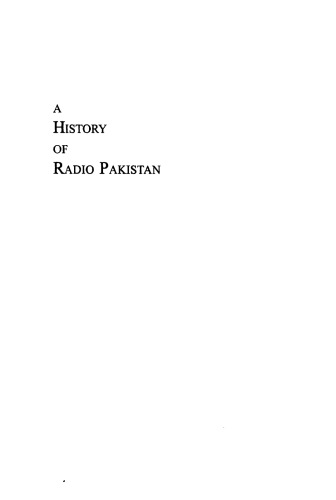 A History of Radio Pakistan