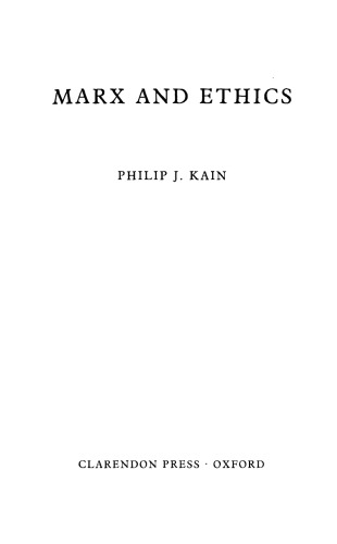 Marx and Ethics
