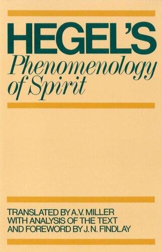Hegel's Phenomenology of spirit