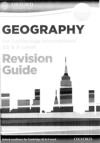 Geography for Cambridge International AS & A Level : revision guide