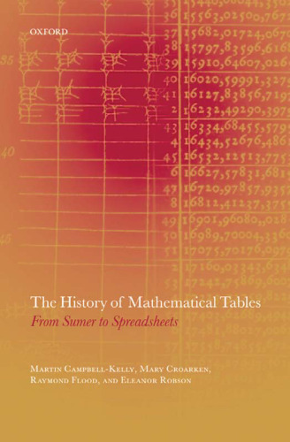 The History of Mathematical Tables: From Sumer to Spreadsheets