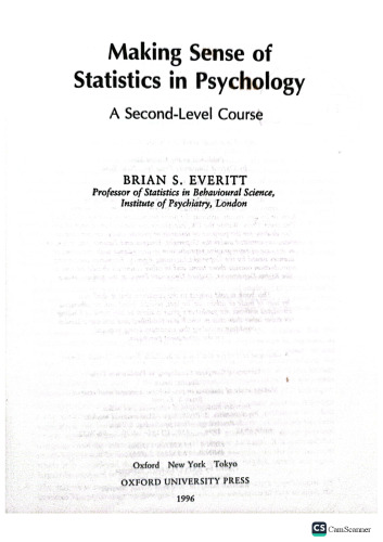 Making Sense of Statistics in Psychology