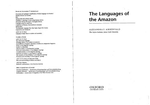 The languages of the Amazon