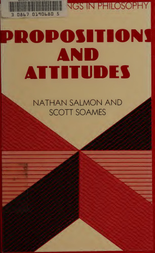 Propositions and Attitudes
