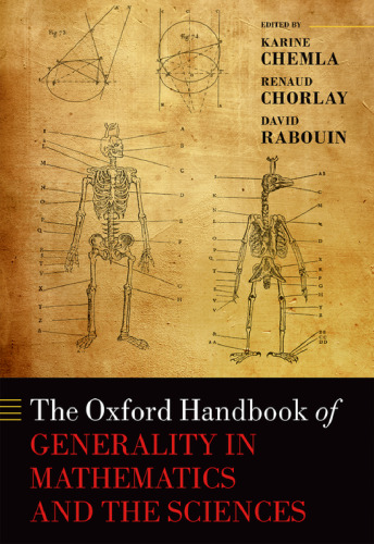 The Oxford Handbook of Generality in Mathematics and the Sciences