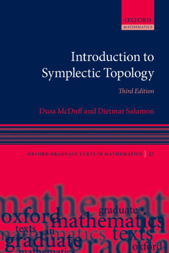 Introduction to symplectic topology