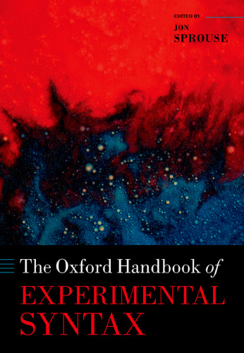 The Oxford Handbook of Experimental Syntax