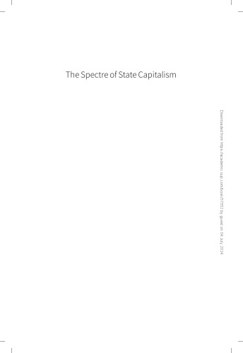 The Spectre of State Capitalism