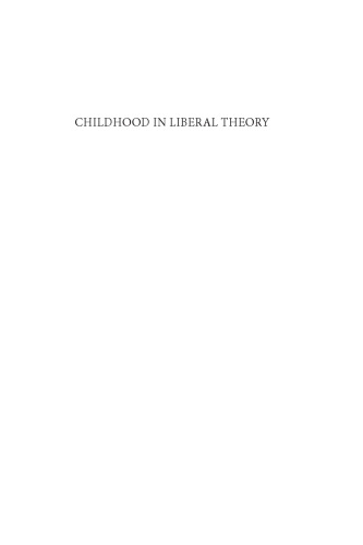 Childhood in Liberal Theory: Equality, Difference, and Children’s Rights