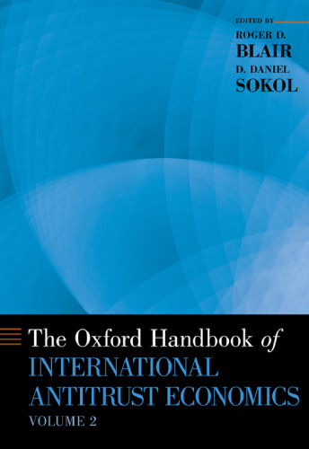 The Oxford Handbook of International Antitrust Economics