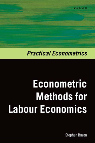 Econometric Methods for Labour Economics (no ’s’ after ’econometric’).