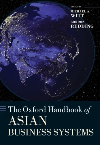 The Oxford Handbook of Asian Business Systems