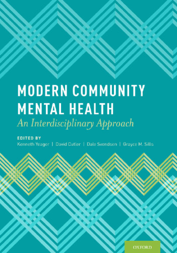 Modern Community Mental Health : An Interdisciplinary Approach