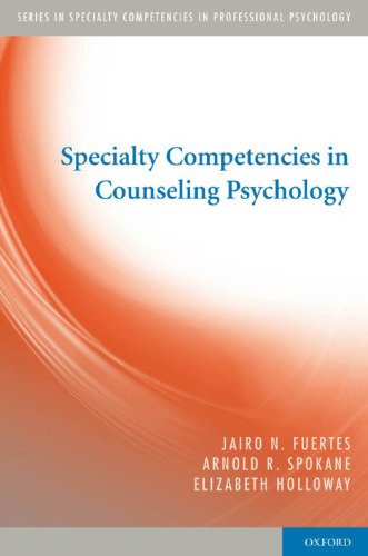 Specialty Competencies in Counseling Psychology