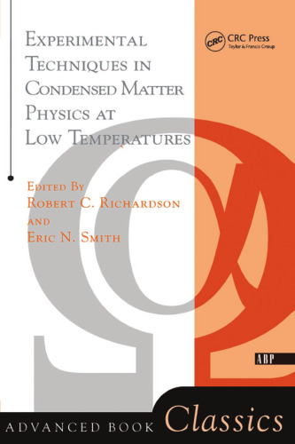 Experimental techniques in condensed matter physics at low temperatures