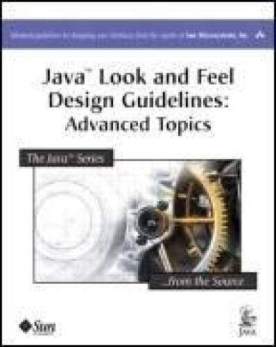 Java(TM) Look and Feel Design Guidelines: Advanced Topics