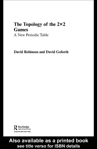 The topology of 2x2 games a new periodic table