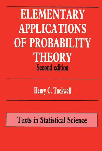 Elementary applications of probability theory : with an introduction to stochastic differential equations