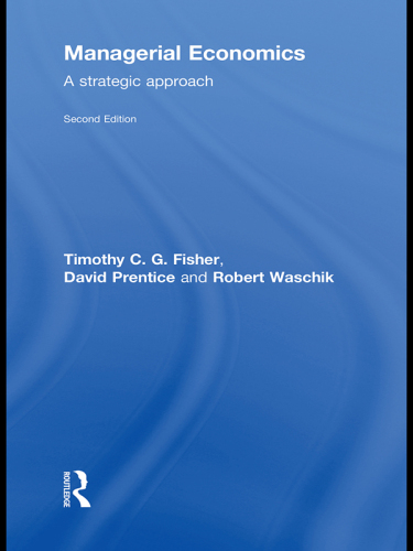 Managerial Economics : A Strategic Approach