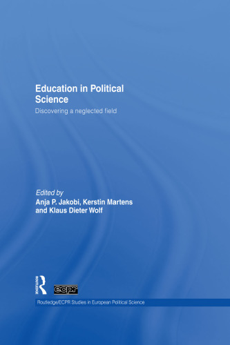 Education in Political Science : Discovering a Neglected Field