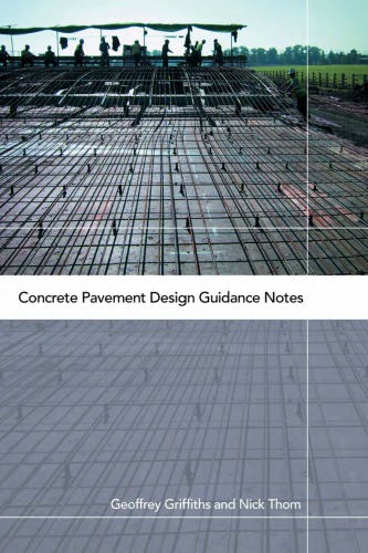 Concrete pavement design guidance notes