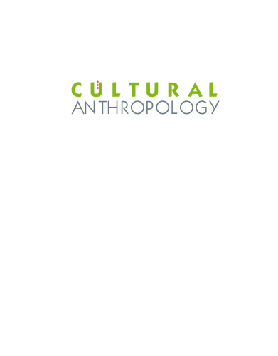 Cultural anthropology