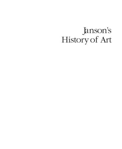 Janson's History of Art. The western tradition